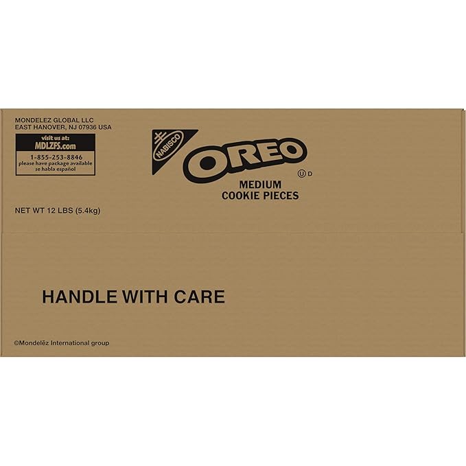 OREO Chocolate Sandwich Cookies Medium Cookie Pieces 12 - 16 oz Bags