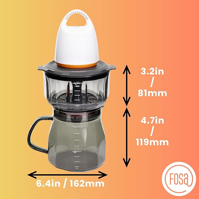 FOSA VacBrew - The Ultimate Hot &amp Cold Brew Vacuum Coffee Maker | 4-Program Timer with 17oz (500ml) Dual-Use Carafe (3 Programs Timer Vacuum Pump included)