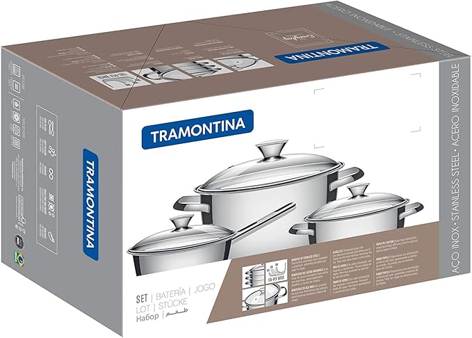 Tramontina Cookware Set Stainless Steel