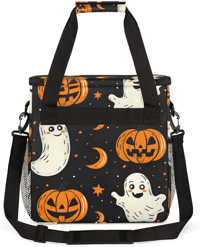 Magical Pumpkin Coffee Maker Carrying Bag Mystical Pumpkin Travel Storage Bag Compatible with K-Mini or K-Mini Plus Single Serve Coffee Brewer Carrying Case with Multiple Pockets &amp Shoulder Stra