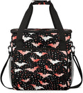 Gothic Bat Coffee Maker Carrying Bag Fantastic Bat Travel Storage Bag Compatible with K-Mini or K-Mini Plus Single Serve Coffee Brewer Carrying Case with Multiple Pockets &amp Shoulder Strap