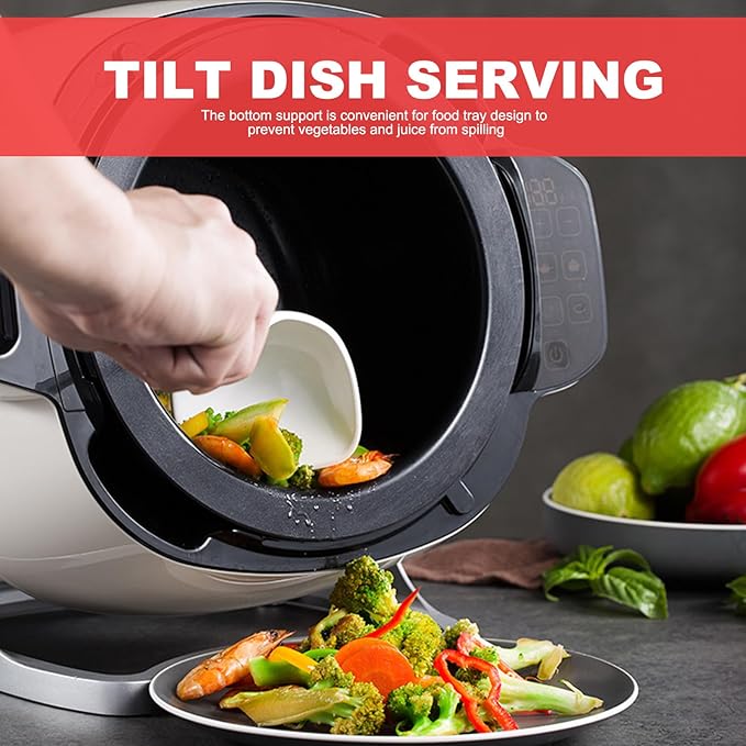 Automatic Cooking Pot Fried Rice Machine Cooking Machine Rice Cooker - 360° Automatic Rotation Drum Type Stir Frying Machine for Stir FryingStewingCooking - 3 Cooking Utensils