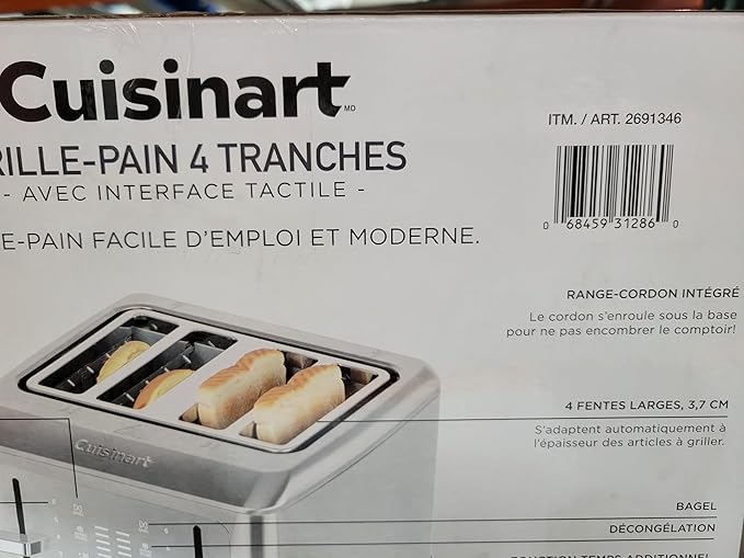 Cuisinart 4 Slice Touch Screen Toaster
