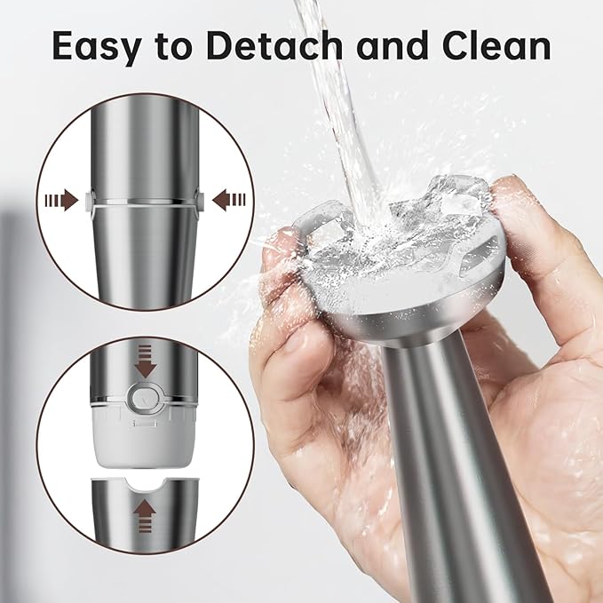 Immersion Blender Handheld Corded Hand Blenders Set 1100W Trigger Variable Speed 5 in 1 Stick Emulsifier with Chopper Whisk and Frother for Soup Baby Food and Smoothies White