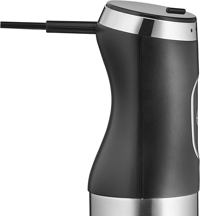 WMF Kult x Stick Blender Immersion Metallic – Mixer (Mixer 700 W Black Dive In Black Metallic Stainless Steel 700 W 220 – 240 V 50 – 60)