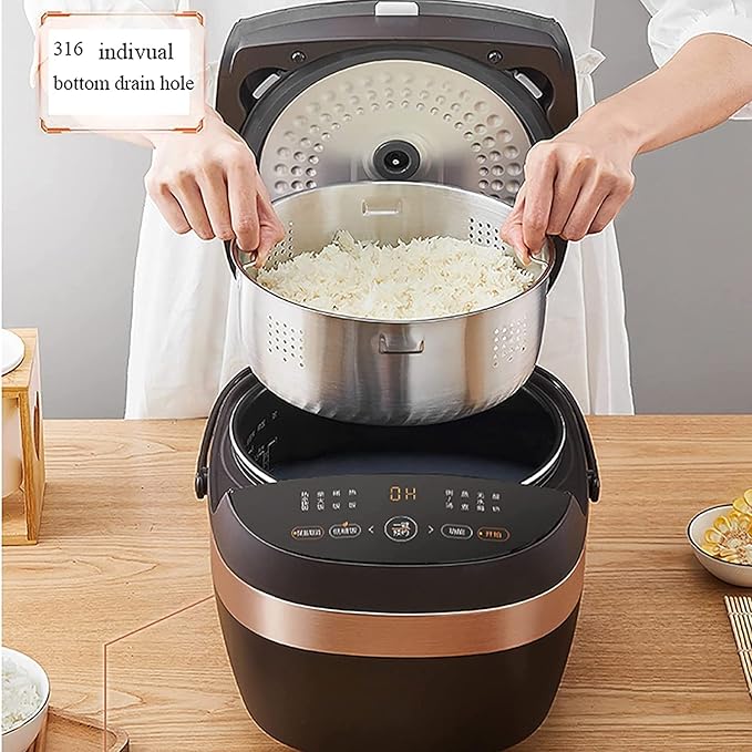 Low-Sugar Rice Cooker Household Multi-Function Rice Cooker Thicken Non-Stick Liner Rice Soup Separated for 1-6 People
