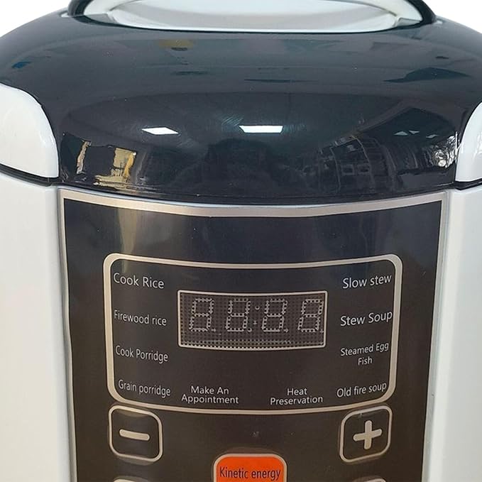 2L Mini Rice Cooker 2-4 People Travel Rice Maker with Removable Nonstick Pot Steaming Basket Measuring Cup Rice Paddle for Car Road Trip Camping (12V)