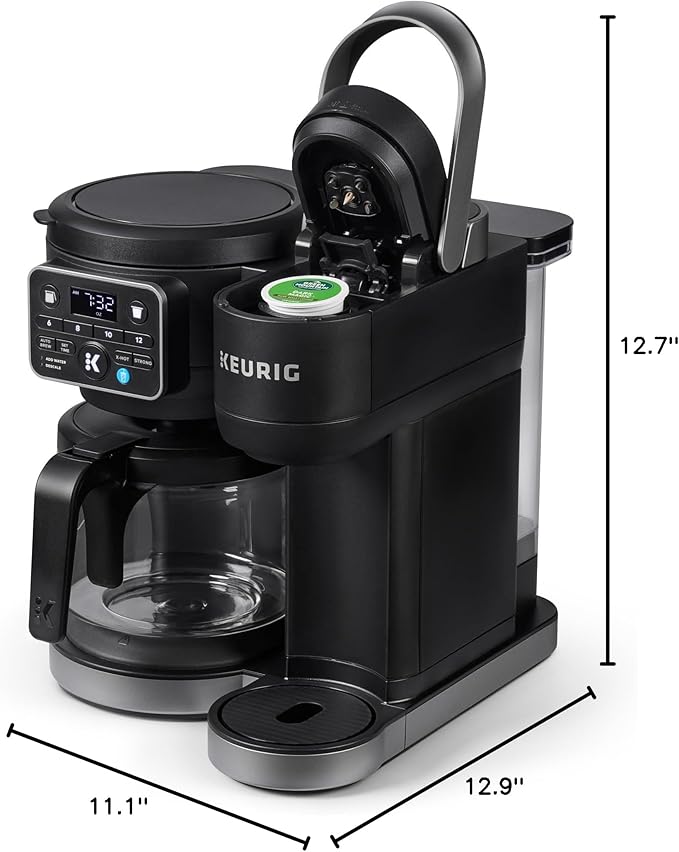 Keurig K-Duo Hot &amp Iced Single Serve &amp Carafe Coffee Maker MultiStream Technology 72oz Reservoir (Gen 2)