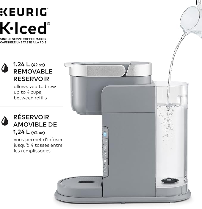 K-Iced Single Serve Coffee Maker - Grey