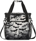 Gothic Halloween Bats Coffee Maker Carrying Bag Portable Travel Storage Tote Bag Compatible with K-Mini or K-Mini Plus Single Serve Coffee Brewer Carrying Case with Multiple Pockets &amp Shoulder S