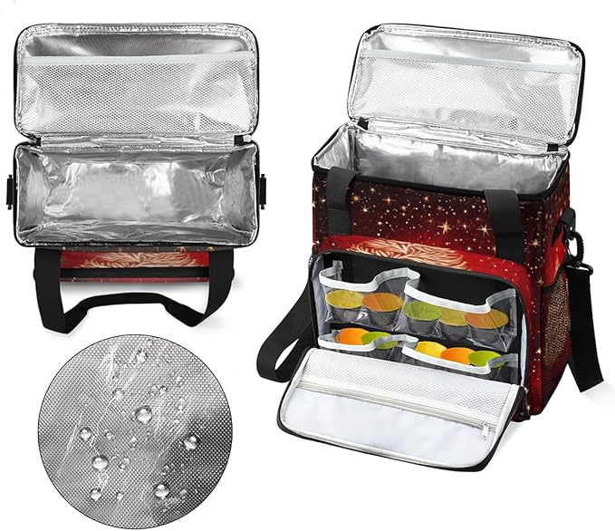 Christmas Tree Coffee Maker Carrying Bag Glitter Tree Travel Storage Bag Compatible with K-Mini or K-Mini Plus Single Serve Coffee Brewer Carrying Case with Multiple Pockets &amp Shoulder Strap
