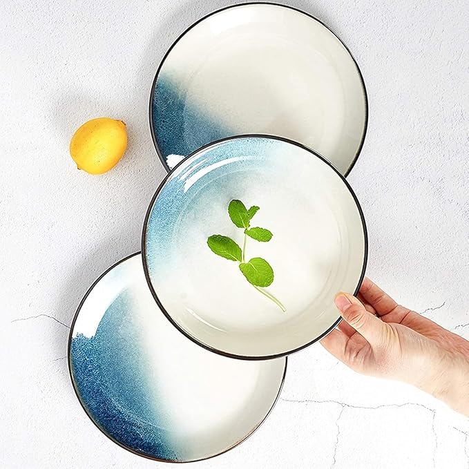 Dinnerware Set Plates and Bowls Sets 28 Piece Ceramic Plates And Bowls Set For 6 Elegant Dinner Plate Sets Microwave And Dishwasher Safe