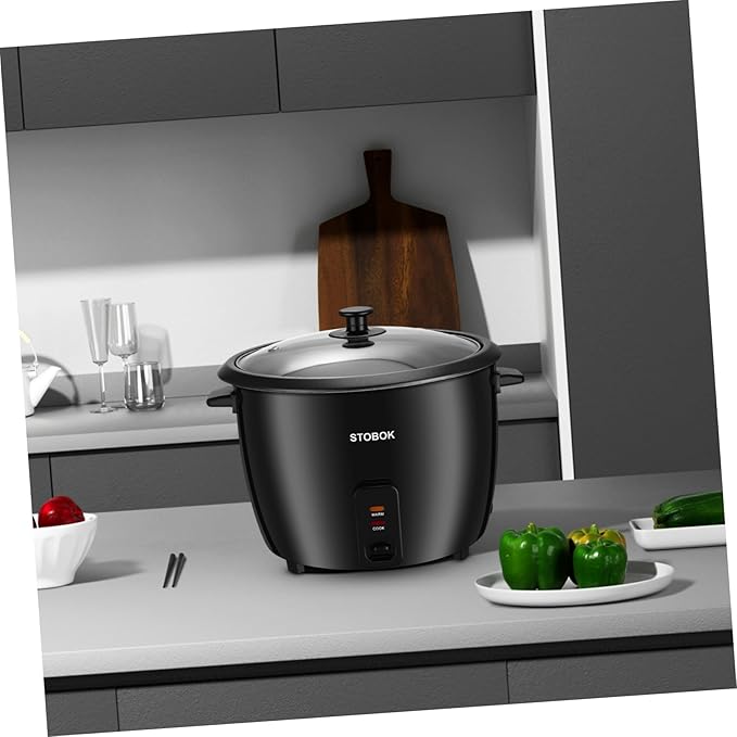 Electric Rice Cooker Multi-functional Grain Cooker for Rice Porridge Stews Household Kitchen Appliance with US Plug and Automatic Keep Warm Function Compact Design for Dorms and