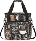 cfpolar Coffee Maker Storage Bag Waterproof Travel Carrying Storage Tote Bag Organizer Case Compatible with K-Mini or K-Mini Plus And Suitable for Other Accessories With Pockets for K-Cup Pods