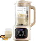 54oz Nut Milk Maker Machine11 in 1 Automatic Soy Milk Maker Blender for Homemade Soy Almond Oat Coconut Plant Based Milks Milkshake and Juice with 24H Delay Start/6H Keep Warm/Auto Clean White