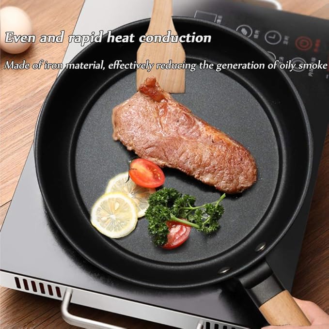 Cooking Pot Non Stick Cookware SetsIron Cooking Pots and PansFrying Pan and Saucepan Set Suitable for All StovesIncluding Induction3PCS vision