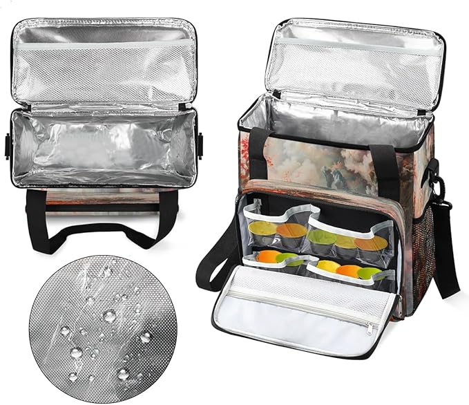 Beautiful Landscapes Coffee Maker Carrying Bag for Keurig K-Mini or K-Mini Plus Storage Portable Coffee Maker Travel Bag