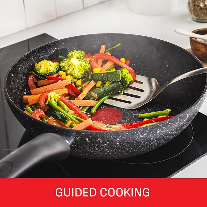Tefal Origins 5 Piece Stone Pots and Pans Set