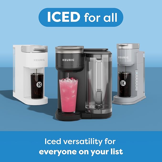 Keurig K-Brew+Chill Iced or Hot Single-Serve K-Cup Coffee Maker with MultiStream and QuickChill Technology 70oz. Removable Reservoir
