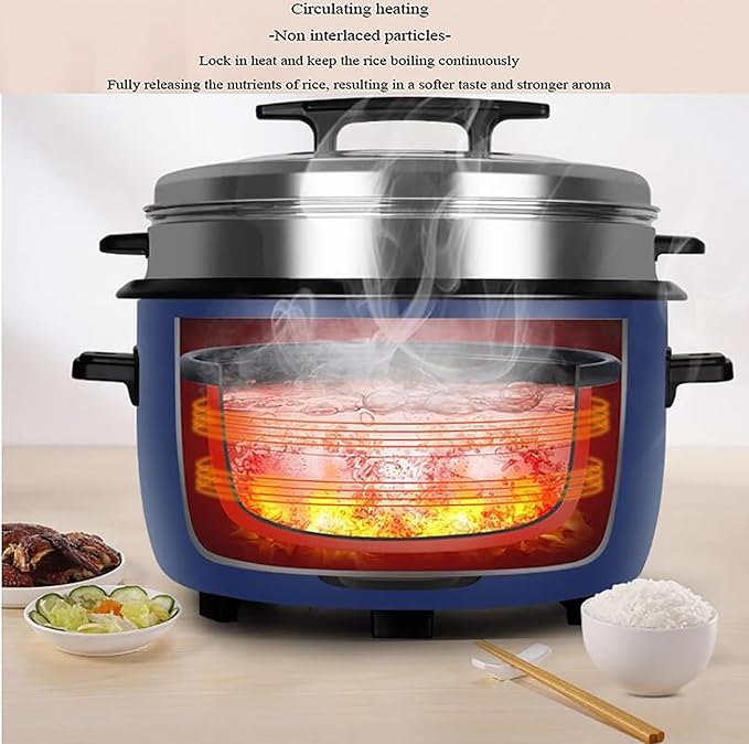 Large Rice Cooker (8L-45L) Canteen Commercial Hotel Home Old-fashioned Large Capacity Rice Cooker 8-60 PeopleUS/EU Used(28L)