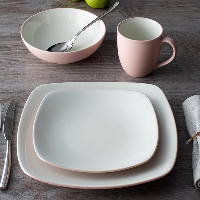 Noritake Colorwave Pink 4-Piece Square Place Setting Service for 1