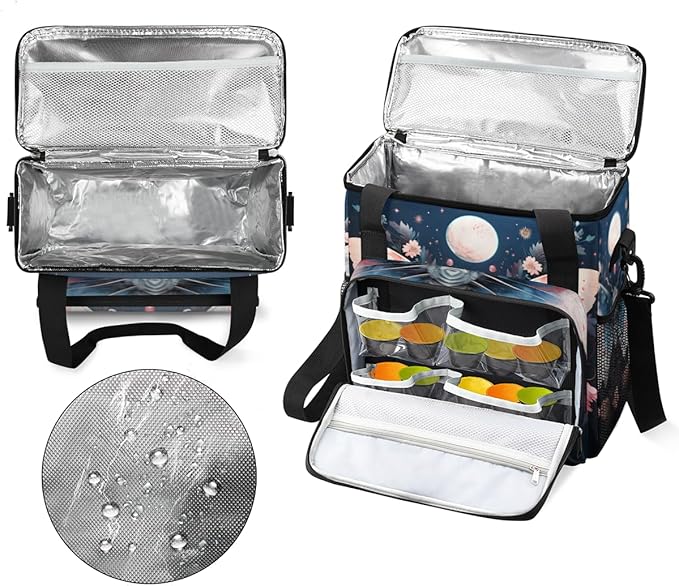 Gothic Butterfly Coffee Maker Carrying Bag Mystic Butterfly Travel Storage Bag Compatible with K-Mini or K-Mini Plus Single Serve Coffee Brewer Carrying Case with Multiple Pockets &amp Shoulder Str
