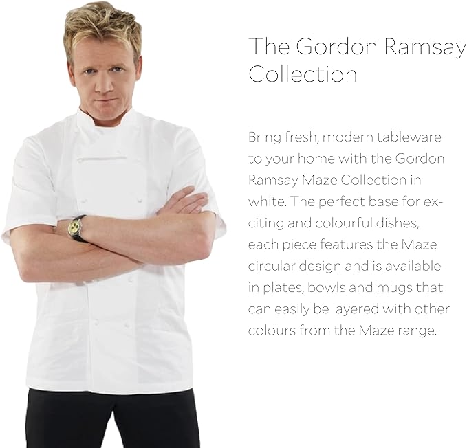 Royal Doulton Exclusively for Gordon Ramsay Maze White 16-Piece Dinnerware Set