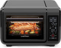 Chefman Air Fryer Toaster Oven Combo Countertop Oven for Quick &amp Healthy Meals Bake Broil Air Fry Toast and Bagel Functions 450°F Max Temp 4 Slice Toaster Oven Air Fryer Combo