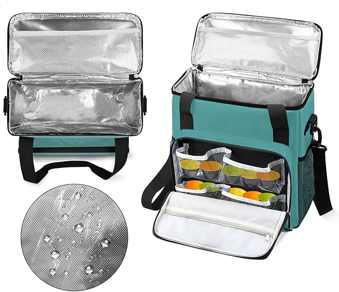 Darkcyan Coffee Maker Carrying Bag Waterproof Insulated Leakproof Cooler Bag Portable Storage Tote Bag Organizer With Shoulder Strap