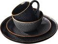 16-Piece Dinnerware Set Everyday Use Dinner Set Plates and Dishes Round Plates Tableware Sets