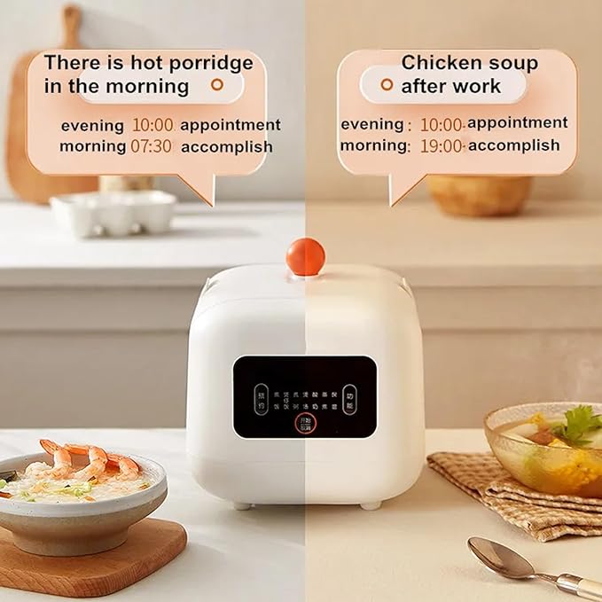 Rice Cookers Rice Cooker Intelligent Electric Rice Cooker Mini Rice Cooker Small and Cute in Appearance for 1-2 People Make Rice Maker