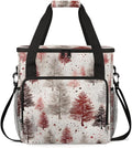 Cartoon Tree Coffee Maker Carrying Bag Christmas Tree Travel Storage Bag Compatible with K-Mini or K-Mini Plus Single Serve Coffee Brewer Carrying Case with Multiple Pockets &amp Shoulder Strap