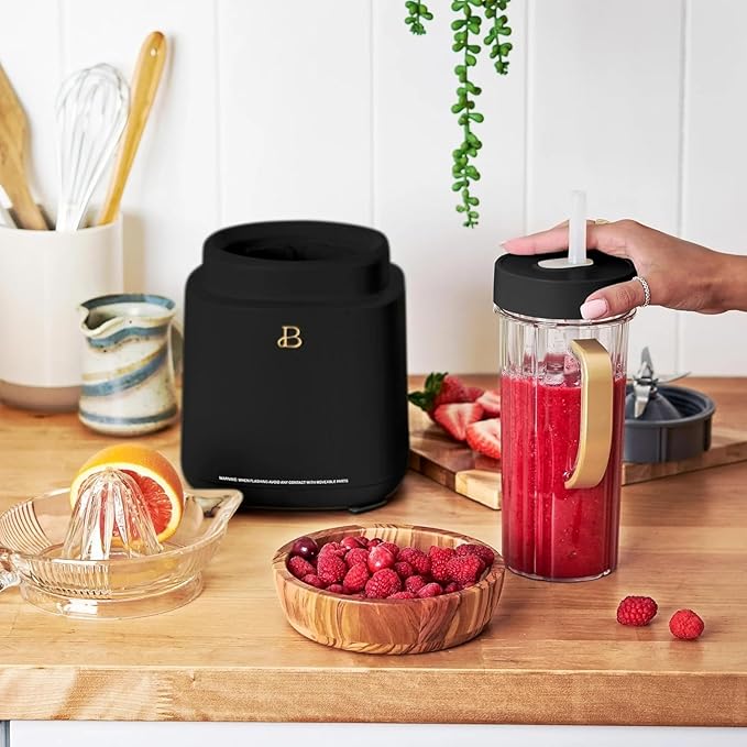 B- PowerExact Blender System High-Performance Blender with Multiple Speed Settings Powerful Motor Durable Blades &amp Large Capacity Jar Ideal for Smoothies (Black Sesame)