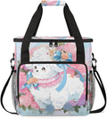 Sheep Floral Coffee Maker Carrying Bag Dream Sheep Travel Storage Bag Compatible with K-Mini or K-Mini Plus Single Serve Coffee Brewer Carrying Case with Multiple Pockets &amp Shoulder Strap