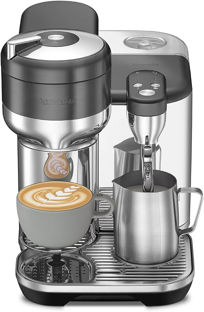Nespresso Vertuo Creatista Coffee and Espresso Maker by Breville Black Truffle