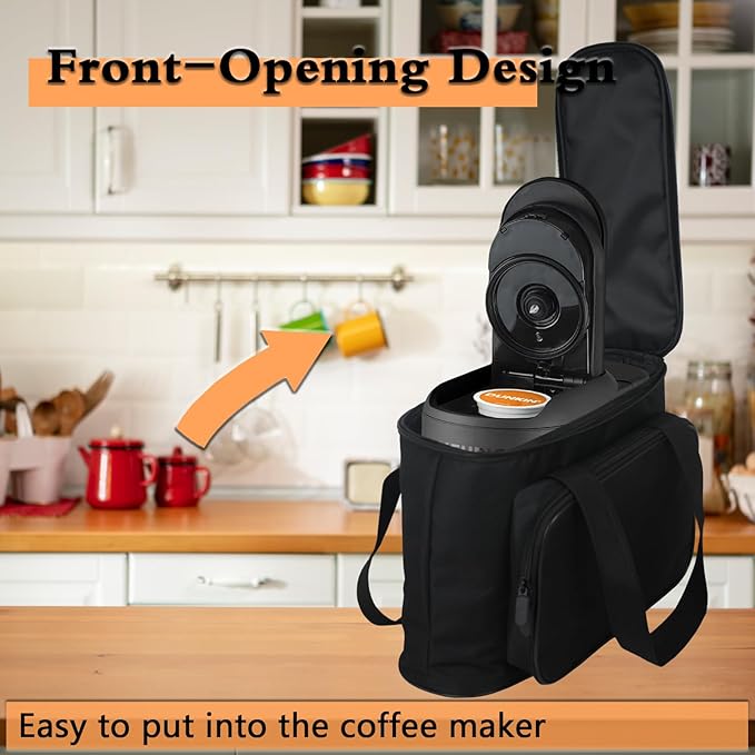 Carrying Bag for Keurig Single Serve Coffee Maker Portable Outdoor Coffee Machine Travel Bag Case Coffee Machine Bag for Keurig K-Mini Mate Single Serve Coffee Maker