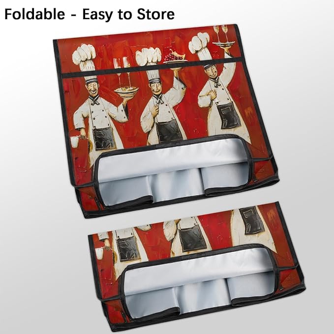 cfpolar Kitchen Aid Mixer Cover Compatible with 6-8 Quarts Chef Red Blackground Stand Mixer Cover Kitchen Aid Mixers Accessories Appliance Organizer