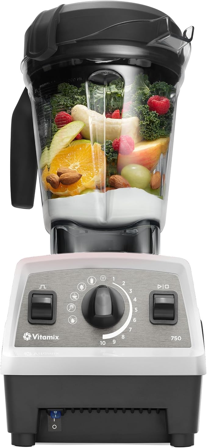 Vitamix Propel Series 750 Blender with Four Blending Programs Self-Cleaning Program Professional-Grade Blender for Smoothies Soups and More Stainless-Steel Blades 64 Oz Container White