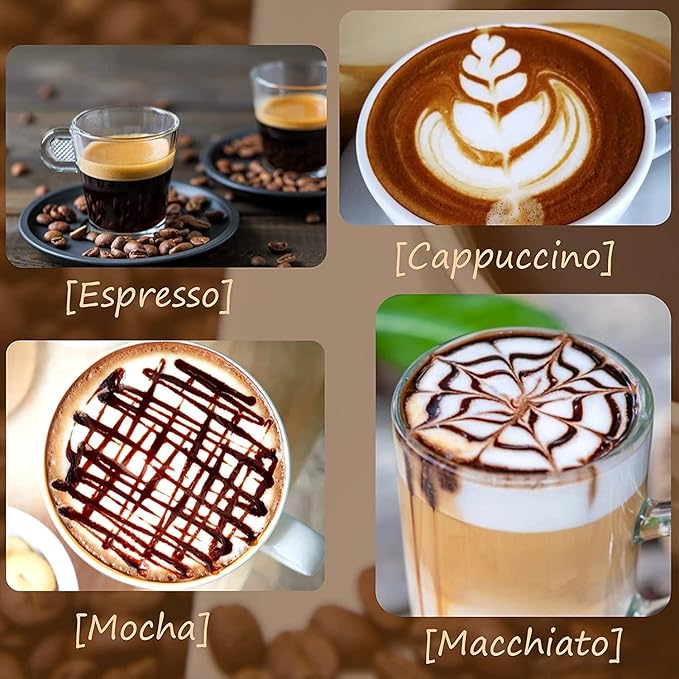 Coffee Machine Drip Coffee Machine Programmable Coffee Machine Small Semi-automatic Milk Froth Coffee Machine Suitable For Brewing Coffee 20240309