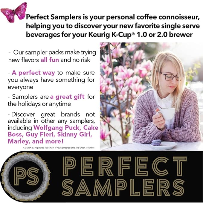 Coffee Pods Variety Pack Sampler Coffee Lovers Single-Serve Capsules &amp Pods For Keurig K Cup Machines Assorted Variety Pack 40 Count