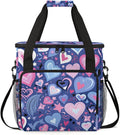 Purple Heart Coffee Maker Carrying Bag Portable Travel Storage Tote Bag Compatible with K-Mini or K-Mini Plus Single Serve Coffee Brewer Carrying Case with Multiple Pockets &amp Shoulder Strap