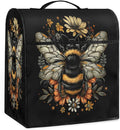 cfpolar Kitchen Aid Mixer Cover Compatible with 6-8 Quarts Cute Bee Flower Stand Mixer Cover Kitchen Aid Mixers Accessories Appliance Organizer Bag Dust Covers with Zipper Pocket