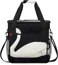 Swan Coffee Maker Travel Bag Cute Insulated Grocery Bag Travel Picnic Leakproof Cooler Bags With Shoulder Strap