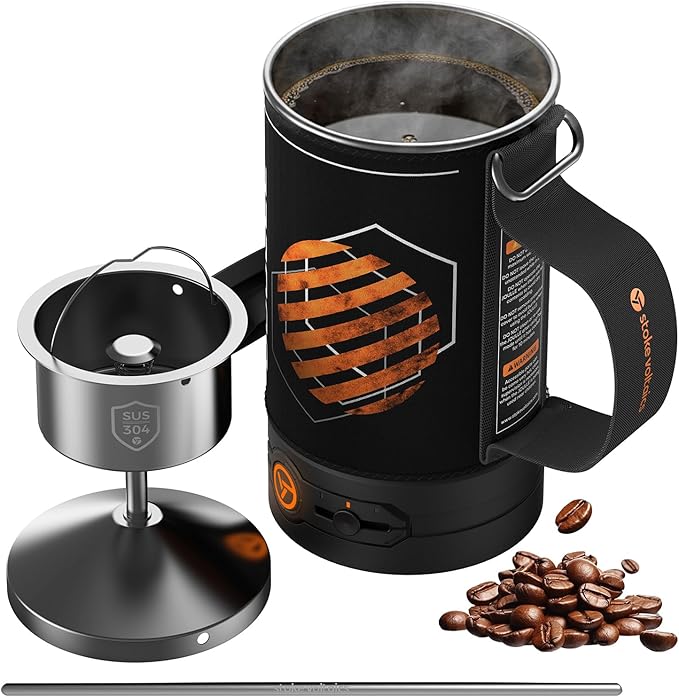 Percolator Coffee Pot ElectricBoil Water &amp Brew Tea 2-in-13 Cup Coffee MakerPortable Tea Kit for CampingTravel