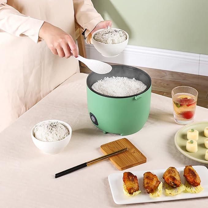 Rice Cooker Rice Cooker Electric 1.8L Multicooker With Removable Non Stick Rice Pot And Keep Warm Function For 1-3 People(Orange)