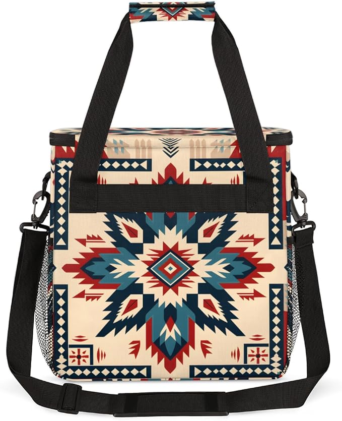 Cybernetic Mandala Coffee Maker Carrying Bag Portable Travel Storage Tote Bag Compatible with K-Mini or K-Mini Plus Single Serve Coffee Brewer Carrying Case with Multiple Pockets &amp Shoulder Stra