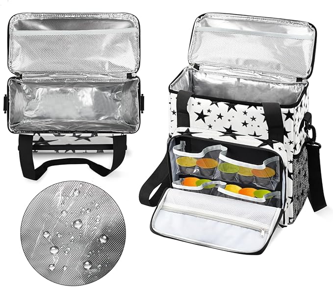 star Coffee Maker Carrying Bag Black Portable Travel Storage Tote Bag Compatible with K-Mini or K-Mini Plus Single Serve Coffee Brewer Carrying Case with Multiple Pockets &amp Shoulder Strap