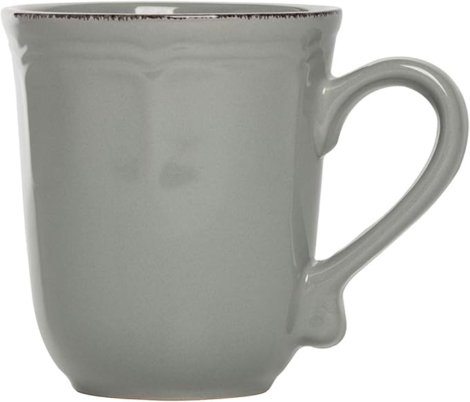 10 Strawberry Street Oxford Gray 24 Piece Dinnerware Set
