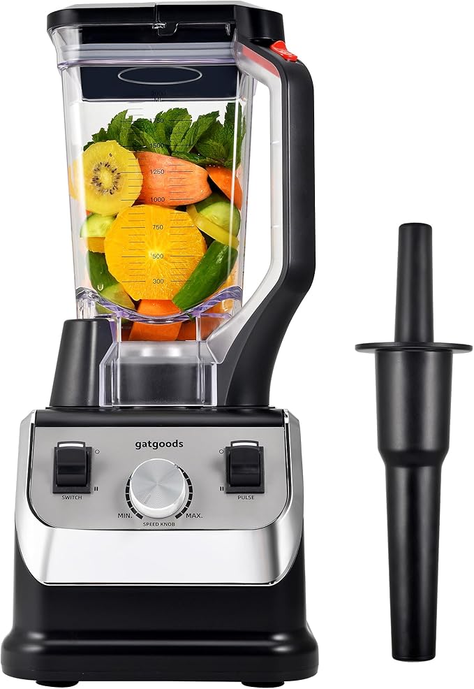 72 Oz Large Blender - 2200W Professional High Speed Commercial Blender Variable Speed Self-Cleaning Dishwasher Safe