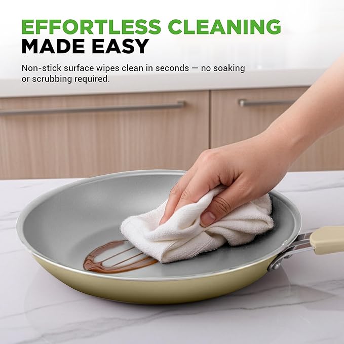 NutriChef 20-Piece Non-Stick Bakeware and Cookware Set - Utensils Including Pots and Baking Pans Made with Durable Aluminum Tempered Glass Lids Heat-Resistant Utensils Easy-Clean Design (White)